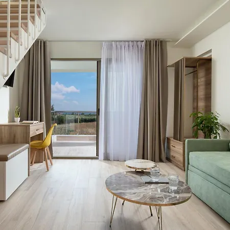 アパートホテル Aetherion & Kalyves Polygyrou